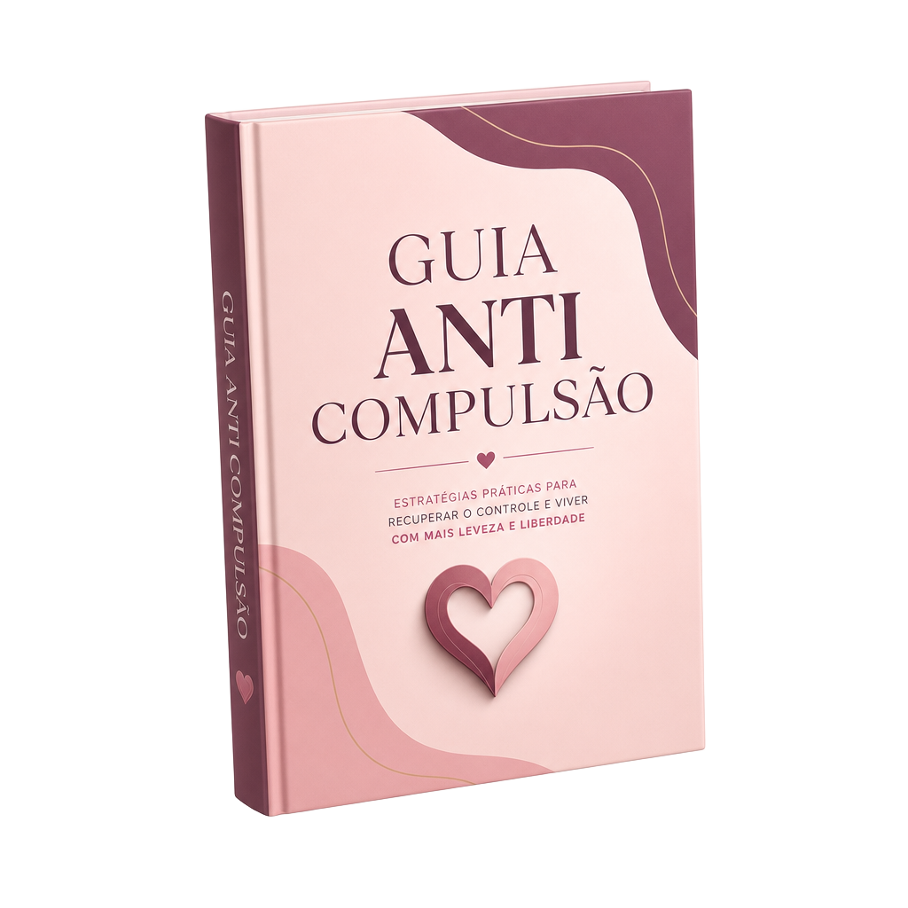 Mockup 3D — Guia Anti Compulsão